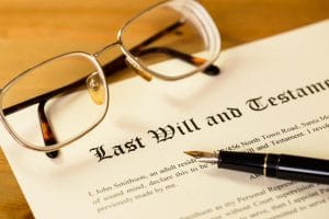Will writing, probate and estate administration, and testament