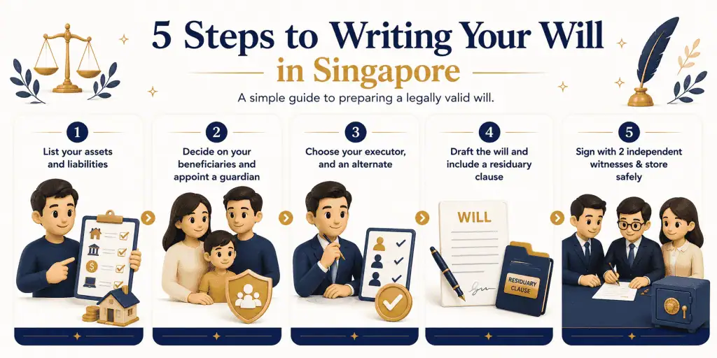 How to Write a Will in Singapore: 10 Mistakes to Avoid 2 infographic article about how to writing your will in singapore