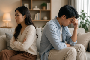 illustration communication breakdown in marriage