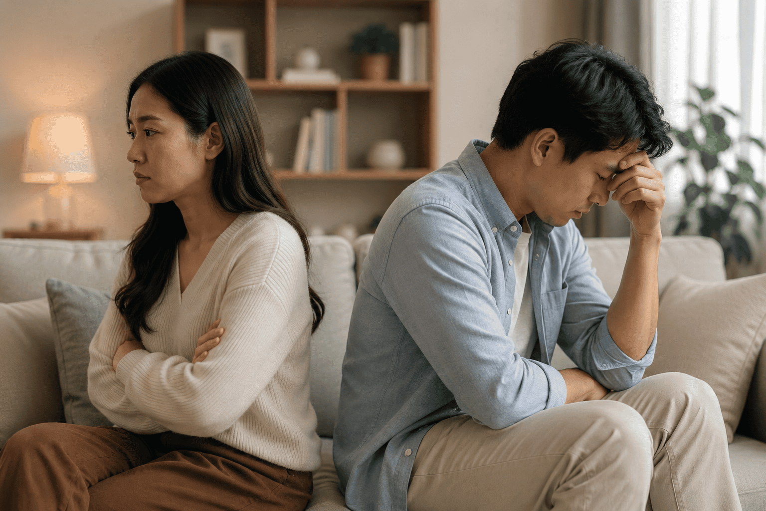 illustration communication breakdown in marriage