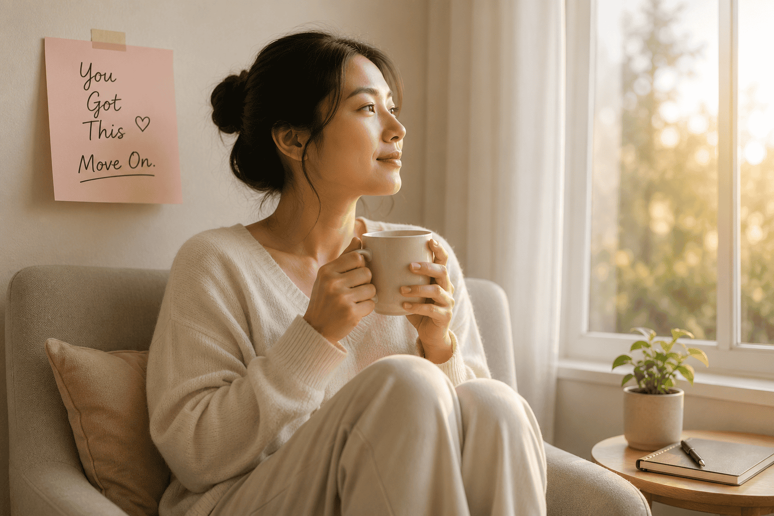 the process moving on after divorce