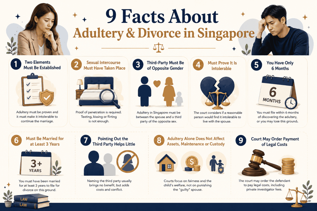 Adultery & Divorce in Singapore: 9 Key Facts You Must Know 2 illustration of adultery & divorce in singapore