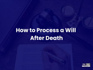 how to process a will after death