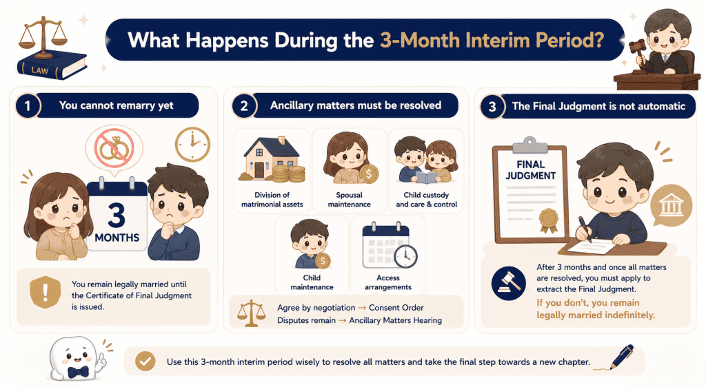 illustration What Happens During the 3-Month Interim Period?