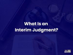 interim judgment